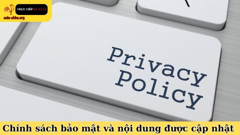 Chính sách bảo mật và những nội dung được cập nhật mới nhất